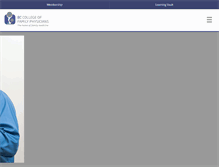 Tablet Screenshot of bccfp.bc.ca